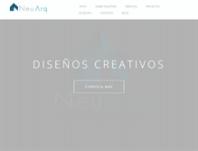 Tablet Screenshot of neuarq.com